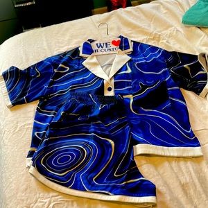 Neptune Orbit Satin Two piece set